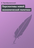 Книга Перспективы новой экономической политики автора Е. Преображенский