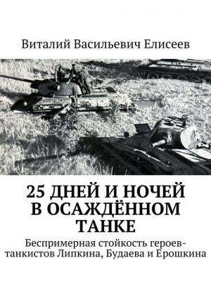 обложка книги 25 дней и ночей в осаждённом танке - Виталий Елисеев