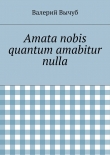 Книга Amata nobis quantum amabitur nulla автора Валерий Вычуб