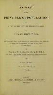 Книга Опыт о законе народонаселения автора Томас Р. Мальтус