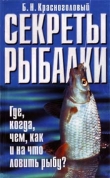 Книга Секреты рыбалки автора Борис Красноголовый