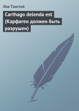 скачать книгу Carthago Delenda Est (Карфаген должен быть разрушен) автора Лев Толстой