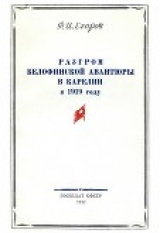 скачать книгу Разгром белофинской авантюры в Карелии в 1919 году автора Ф. Егоров
