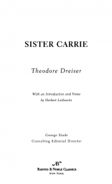 скачать книгу Sister Carrie автора Теодор Драйзер