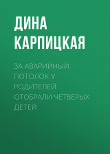 скачать книгу За аварийный потолок у родителей отобрали четверых детей автора Дина КАРПИЦКАЯ