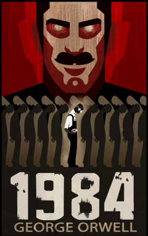 обложка книги 1984 - George Orwell