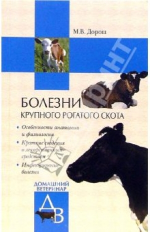 обложка книги Болезни крупного рогатого скота - Мария Дорош