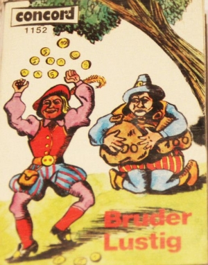 обложка книги Bruder Lustig - Якоб и Вильгельм Гримм братья