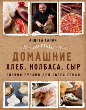 обложка книги Домашние хлеб, колбаса, сыр своими руками для своей семьи. Pane e salame - Андреа Галли