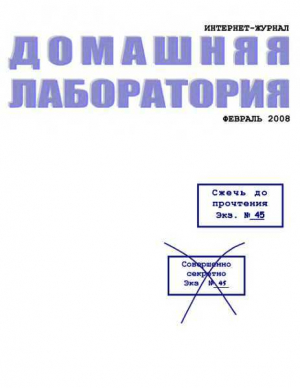 обложка книги Интернет-журнал "Домашняя лаборатория", 2008 №2 - Журнал «Домашняя лаборатория»