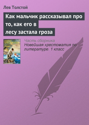 обложка книги Как мальчик рассказывал про то, как его в лесу застала гроза - Лев Толстой