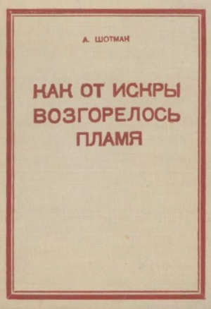 обложка книги Как от искры возгорелось пламя - Александр Шотман