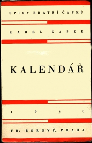 обложка книги Kalendář - Karel Čapek