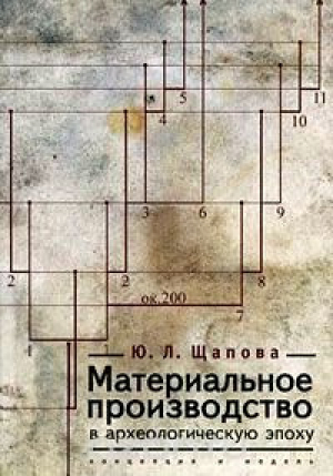 обложка книги Материальное производство в археологическую эпоху - Юлия Щапова