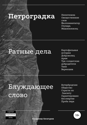 обложка книги Петроградка. Ратные дела. Блуждающее слово - Владимир Хачатуров