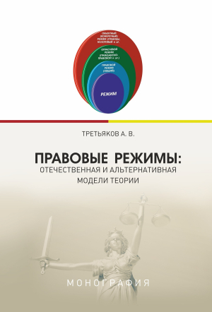 обложка книги Правовые режимы: отечественная и альтернативная модели теории - Алексей Третьяков