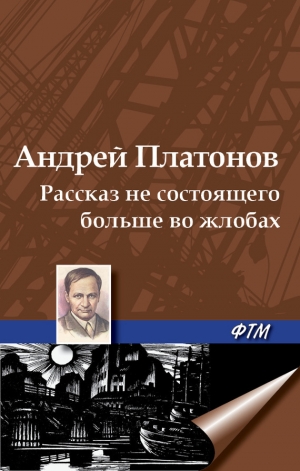 обложка книги Рассказ не состоящего больше во жлобах - Андрей Платонов