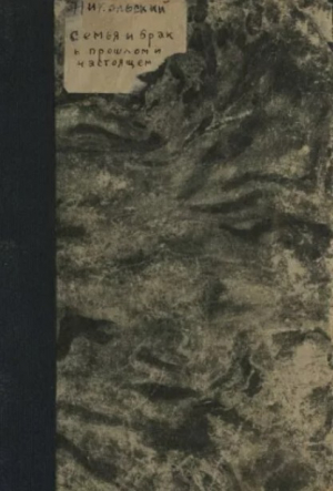 обложка книги Семья и брак в прошлом и настоящем - В. Никольский