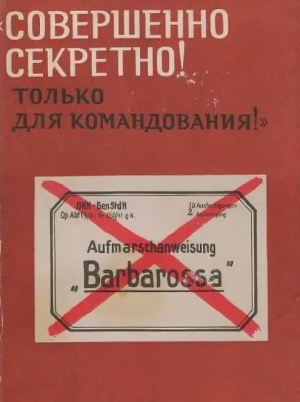 обложка книги «Совершенно секретно! Только для командования». Стратегия фашистской Германии в войне против СССР. Документы и материалы - Вячеслав Дашичев