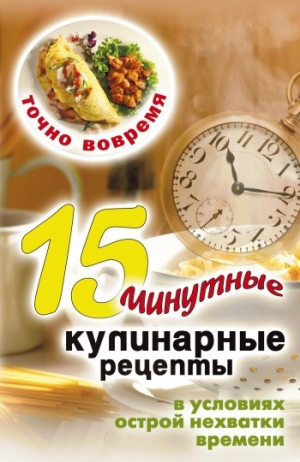 обложка книги Точно вовремя. 15-минутные кулинарные рецепты в условиях острой нехватки времени - Виктор Зайцев