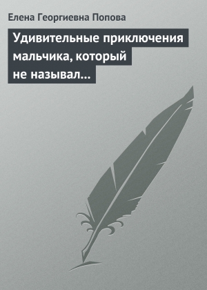 обложка книги Удивительные приключения мальчика, который не называл своего имени - Елена Попова