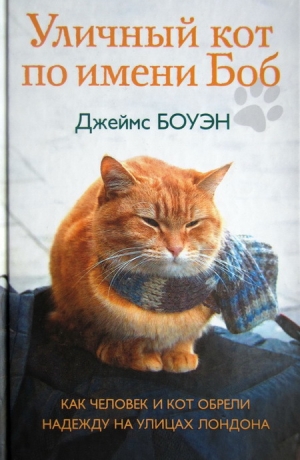 обложка книги Уличный кот по имени Боб. Как человек и кот обрели надежду на улицах Лондона - Джеймс Боуэн