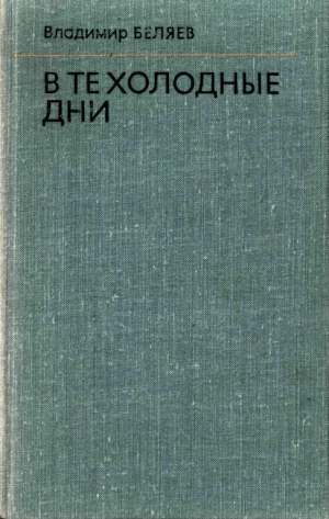 обложка книги В те холодные дни - Владимир Беляев