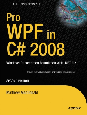 обложка книги WPF.Windows Presentation Foundation в.NET 3.5 с примерами на C# 2008 для профессионалов - Мэттью Мак-Дональд