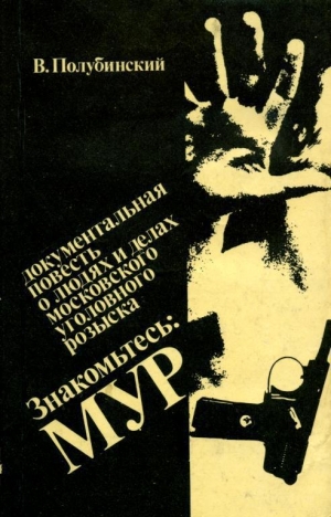 обложка книги Знакомьтесь: МУР - Вениамин Полубинский