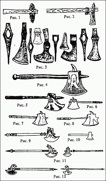 Виды топоров боевых картинки с названиями