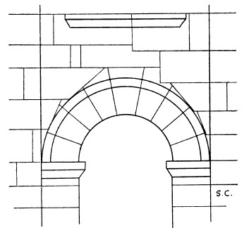Арочный проем в своде 5. Арка рисунок. Арочный проём в своде стены. Своды без кружал. Арочный проём рисунок.