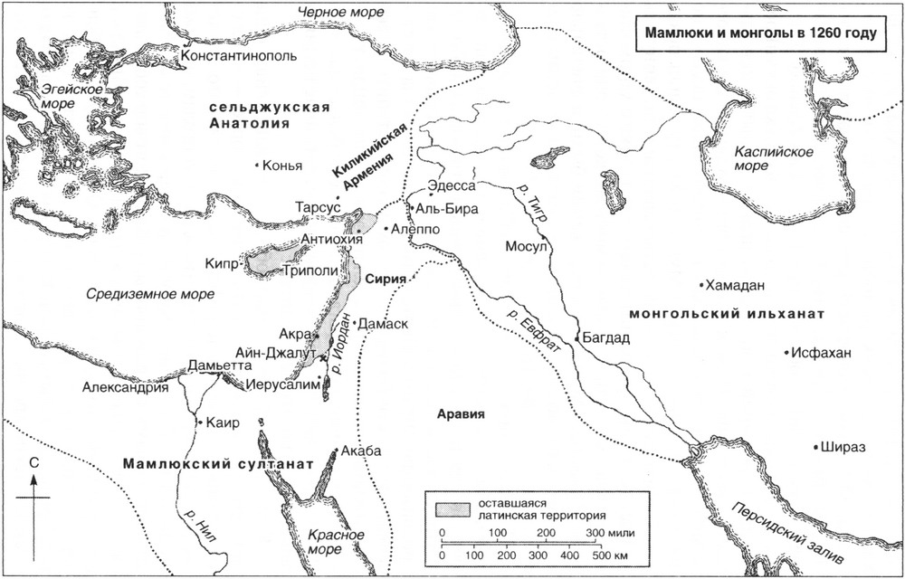 Мамлюкский султанат карта