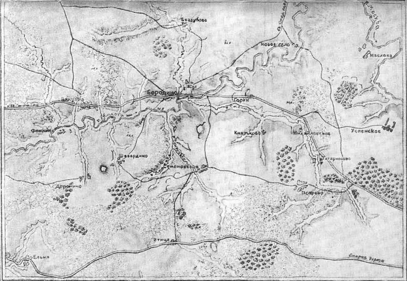 Интерактивная карта бородинского сражения 1812 года