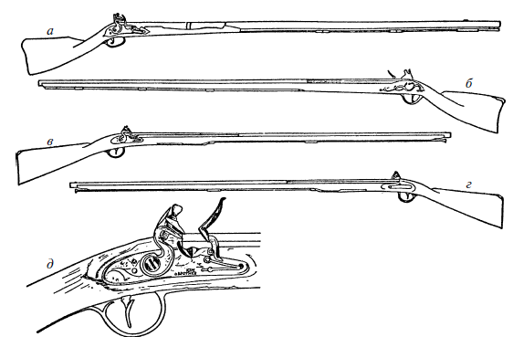 Чертежи фитильного мушкета