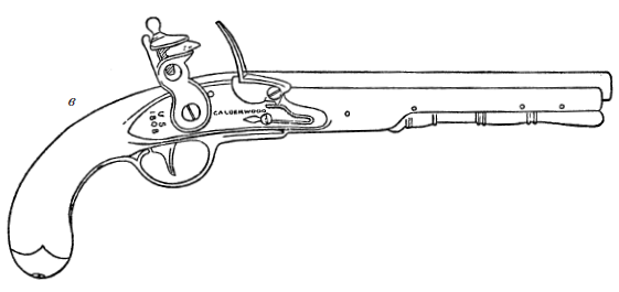 Чертеж кремневого ружья