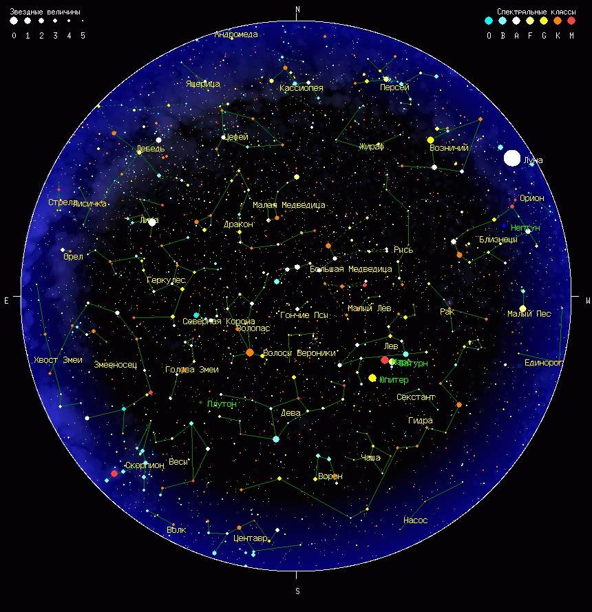 Интерактивные звездные карты. Карта звездного неба. Карта созвездий звездного неба. Звёздная карта неба. Созвездия Северного полушария.