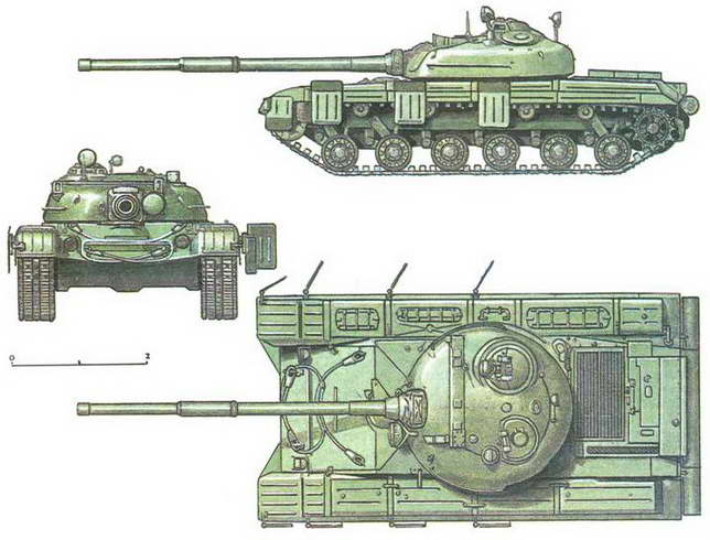 Схема танка т 64