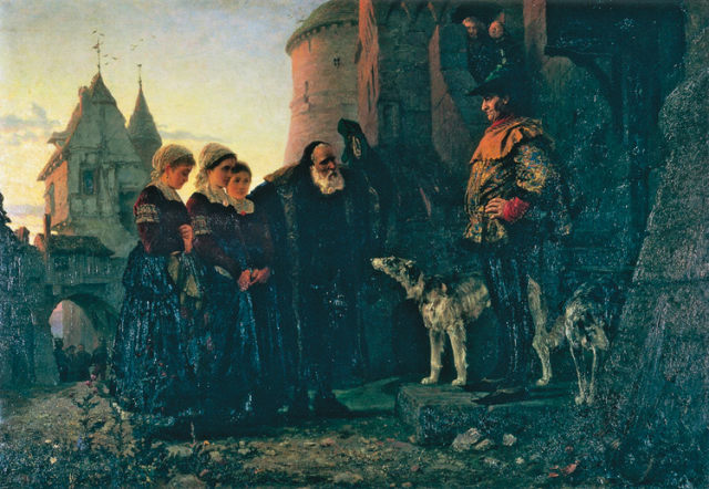 Право первой ночи. Право господина Поленов. Поленов «право господина», 1874. Василия Поленова «право господина». Картины Василия Поленова «право господина» 1874.