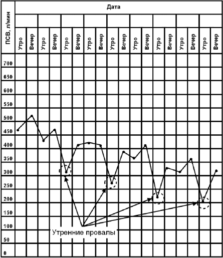 Дневник пикфлоуметрии распечатать