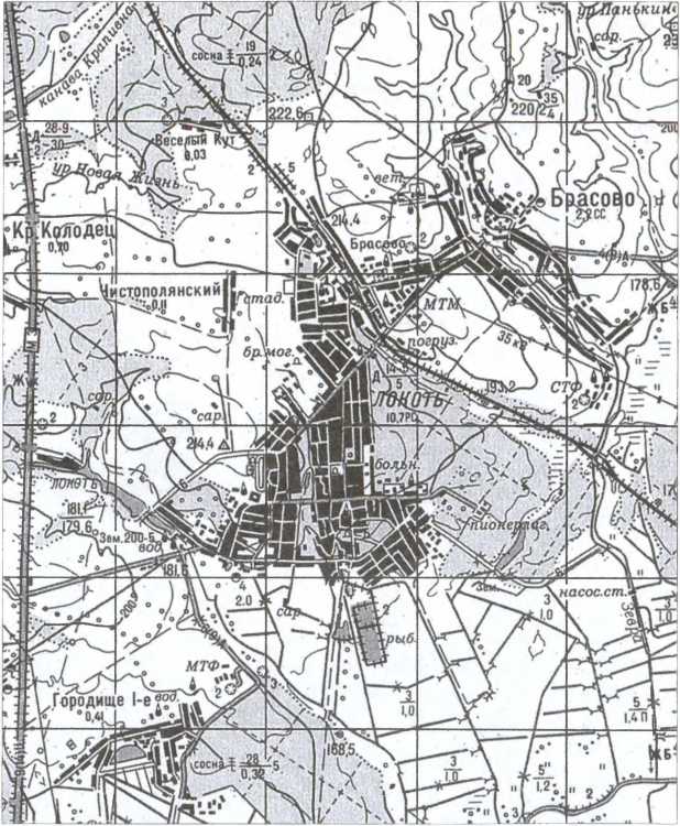 Локоть на карте брянской. Карта Брасовского района Брянской области 1941 года. Старые карты Брасовского района Брянской области. Локоть Брасовский район карта. Старые карты Брасовского района.