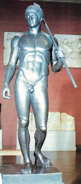 Создатель статуи копьеносец. Дорифор копьеносец скульптура. Статуя дорифор поликлета. Поликлет скульптор дорифор. Дорифор (5 в.