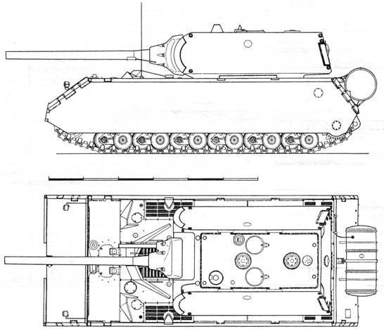 Maus танк чертежи