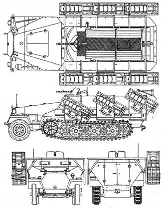 Чертеж sd kfz 251