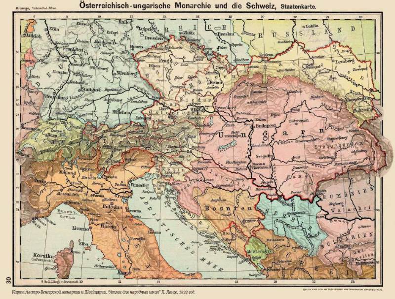 Карта венгрии в составе австро венгрии