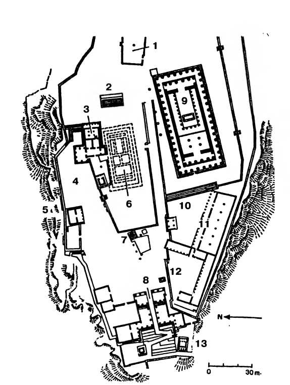 План афинского акрополя