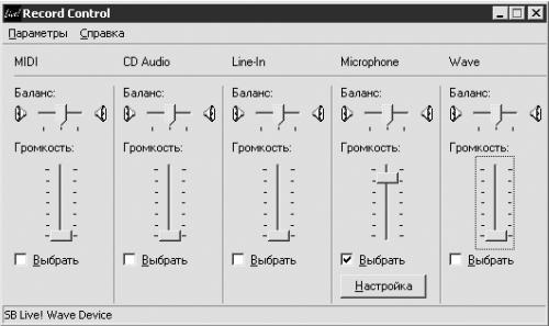 Recording control. Как настраивать электронный уровень контрол.