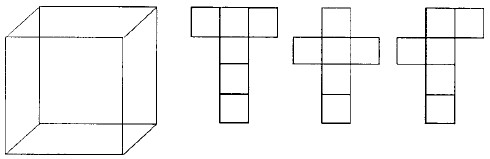 Куб чертеж развертки