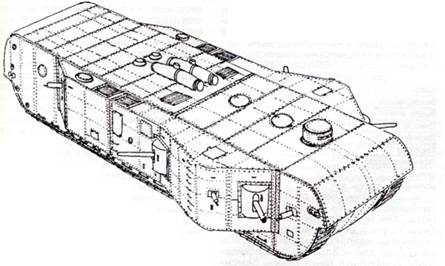 Марк 1 танк чертеж