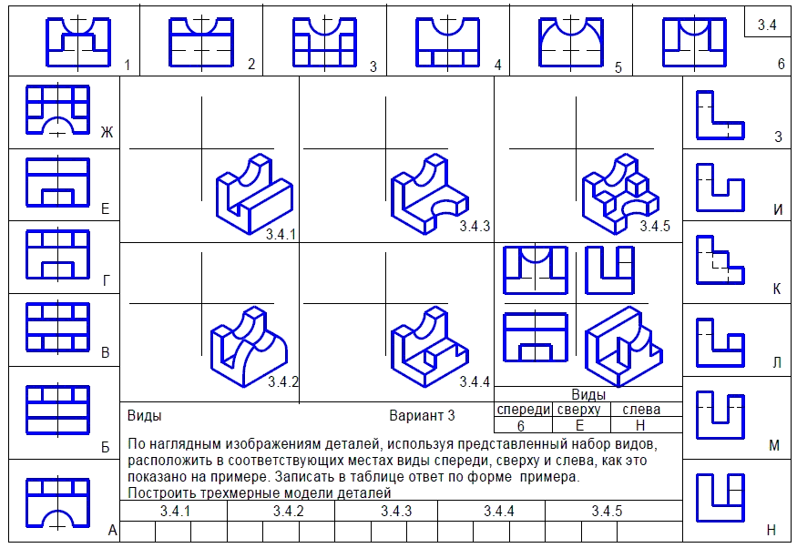 Построение наглядного изображения