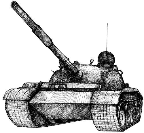 Т 72 рисунок карандашом